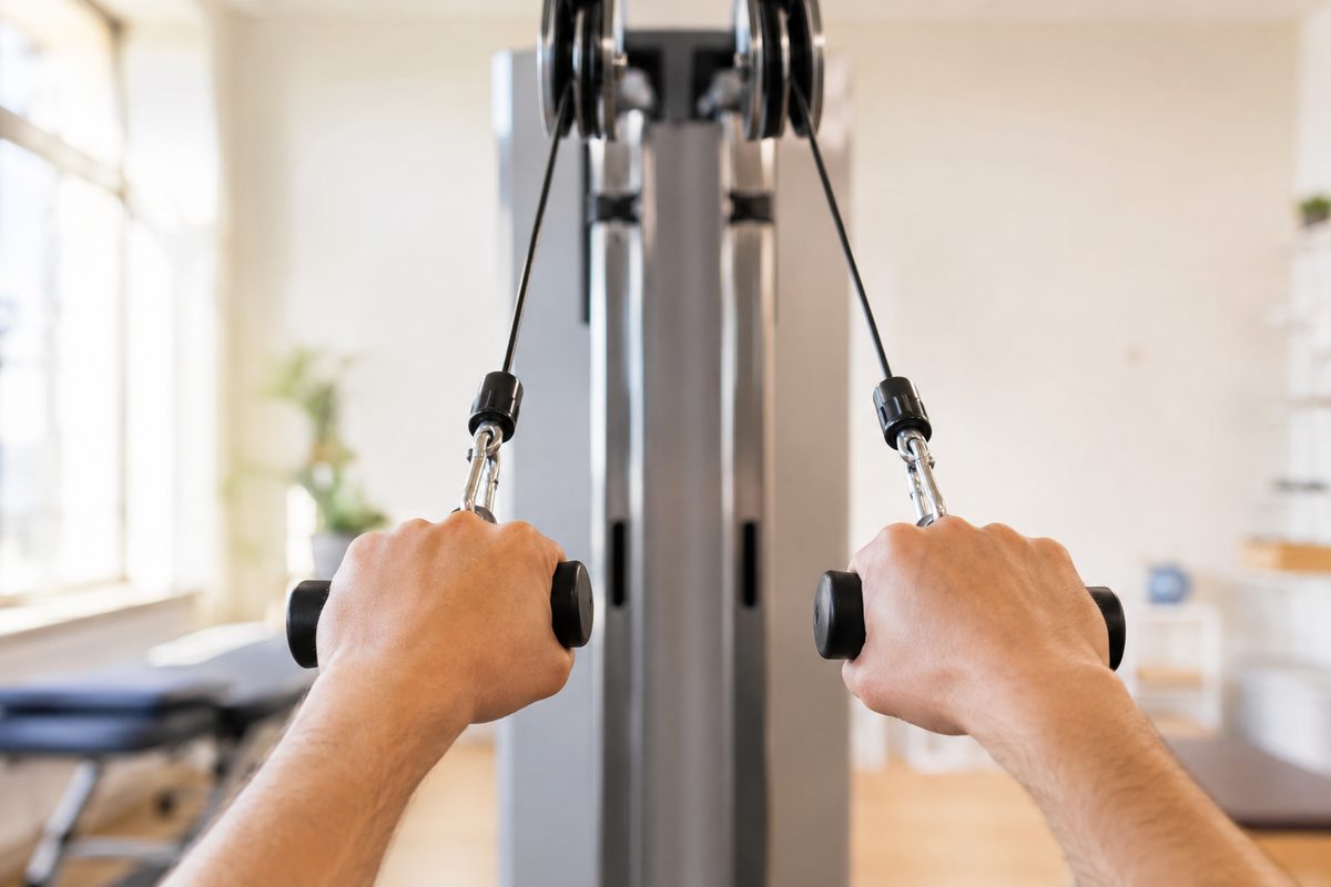 Training am Seilzuggerät